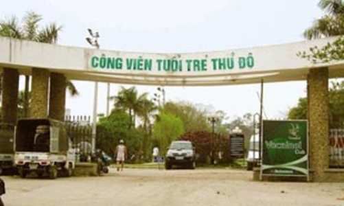 Lo cho công viên Hà Nội